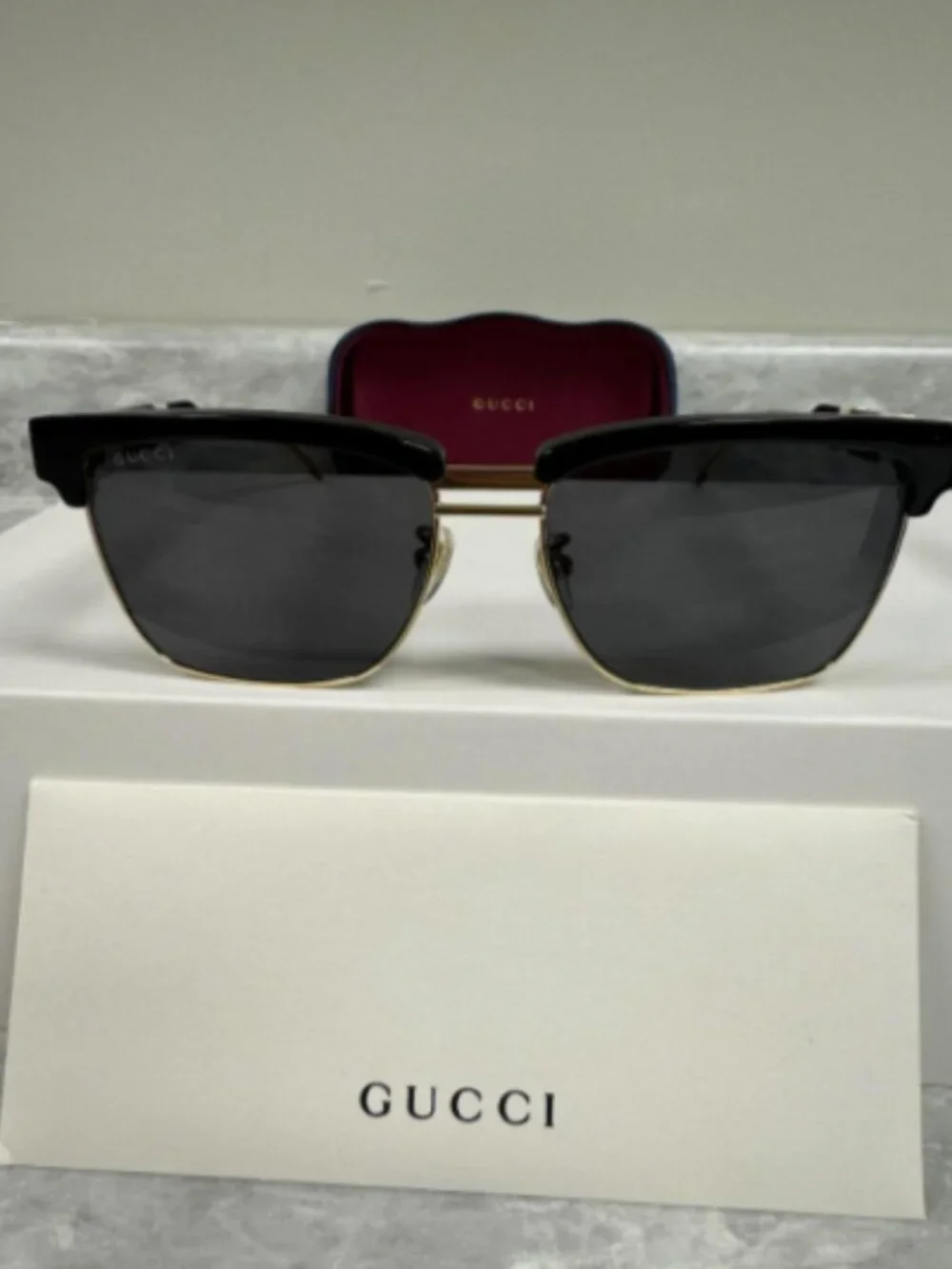 GUCCI | NEW | 0603S | 0603S - 001 | BLACK - GOLD | GREY